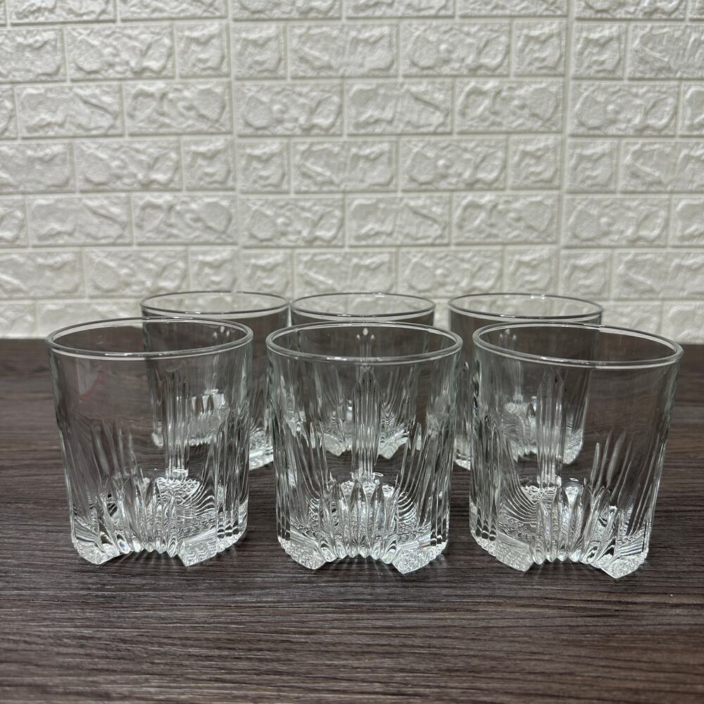 Bormioli Rocco Selecta Crystal Whiskey Rocks Glasses Clear Barware Tumblers VTG